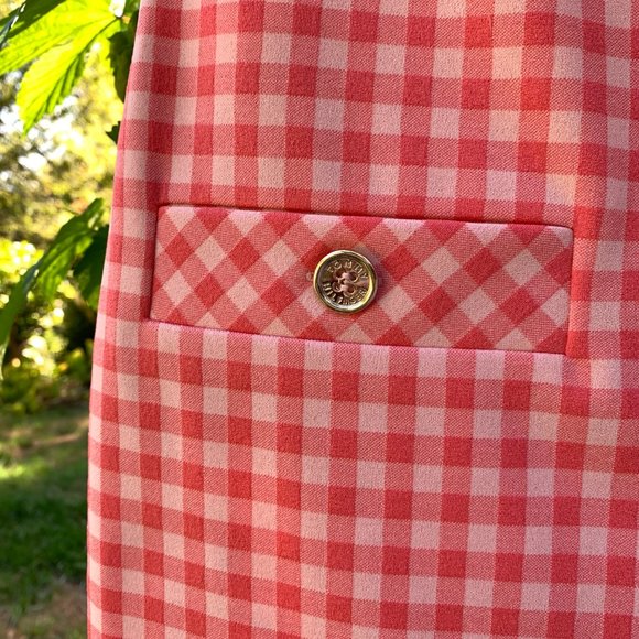 Tommy Hilfiger Pink Gingham A Line Dress - Picture 5 of 6